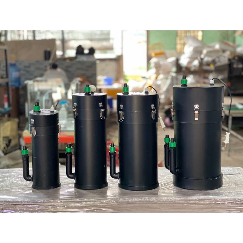 lọc chế nhựa PVC sơn đen mờ -phụ kiện hồ thủy sinh giá rẻ-THỦY SINH AQUAGOLD lONG KHÁNH