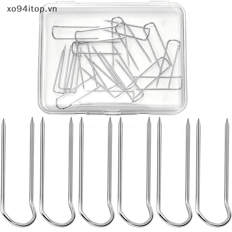 Set 50 Ghim Kim Loại Hình Chữ U Trưng Bày Trang Sức Tiện Lợi