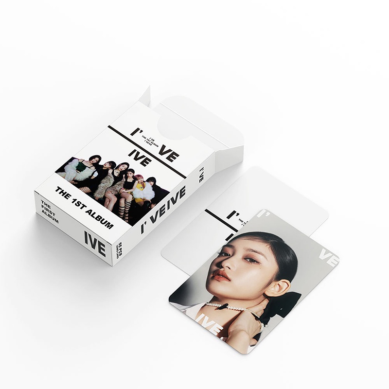IVE LOMO Card Set 55 Tấm Thẻ Ảnh I'VE IVE Hình Nhóm Nhạc