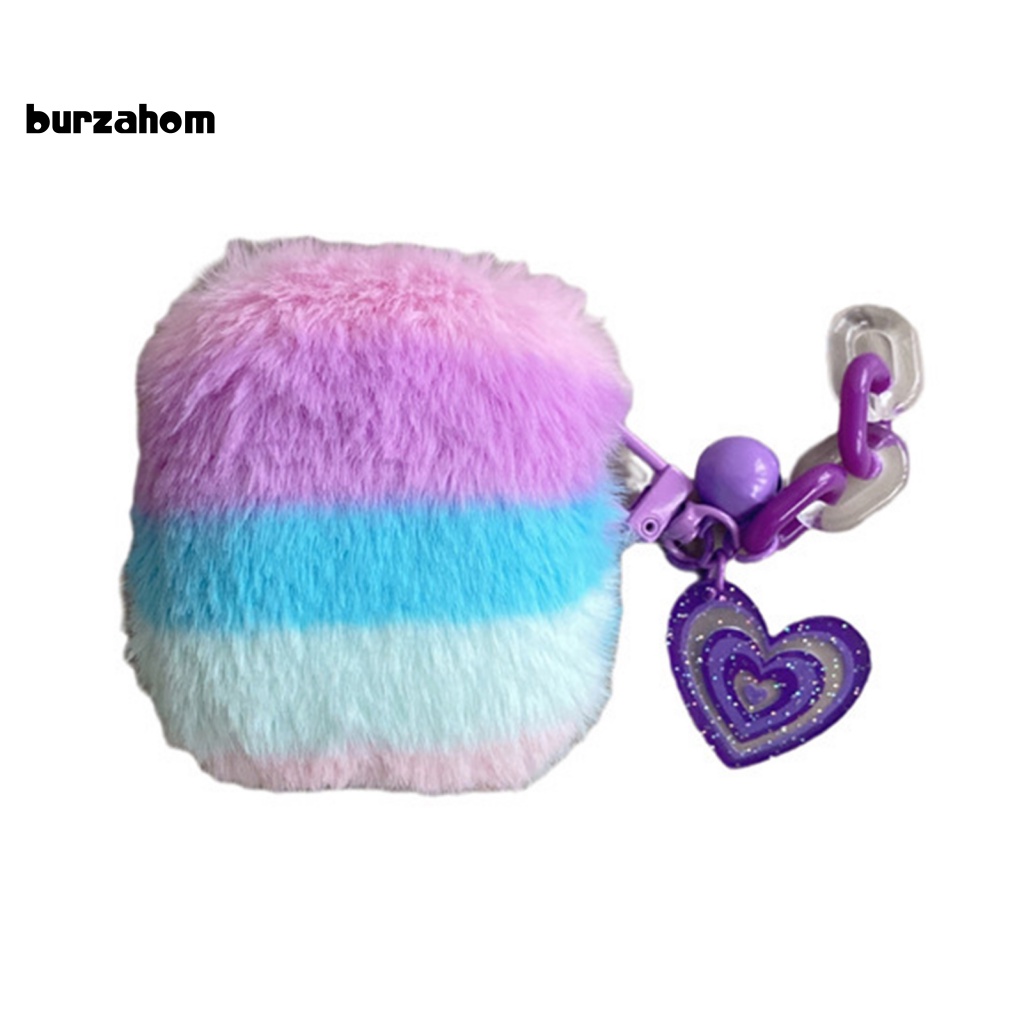 Vỏ Bảo Vệ Hộp Sạc Tai Nghe AirPods Pro 2 Bằng TPU Phủ Lông Nhung Màu Tím / Xanh Dương Chống Sốc / Rơi Vỡ / Vân Tay