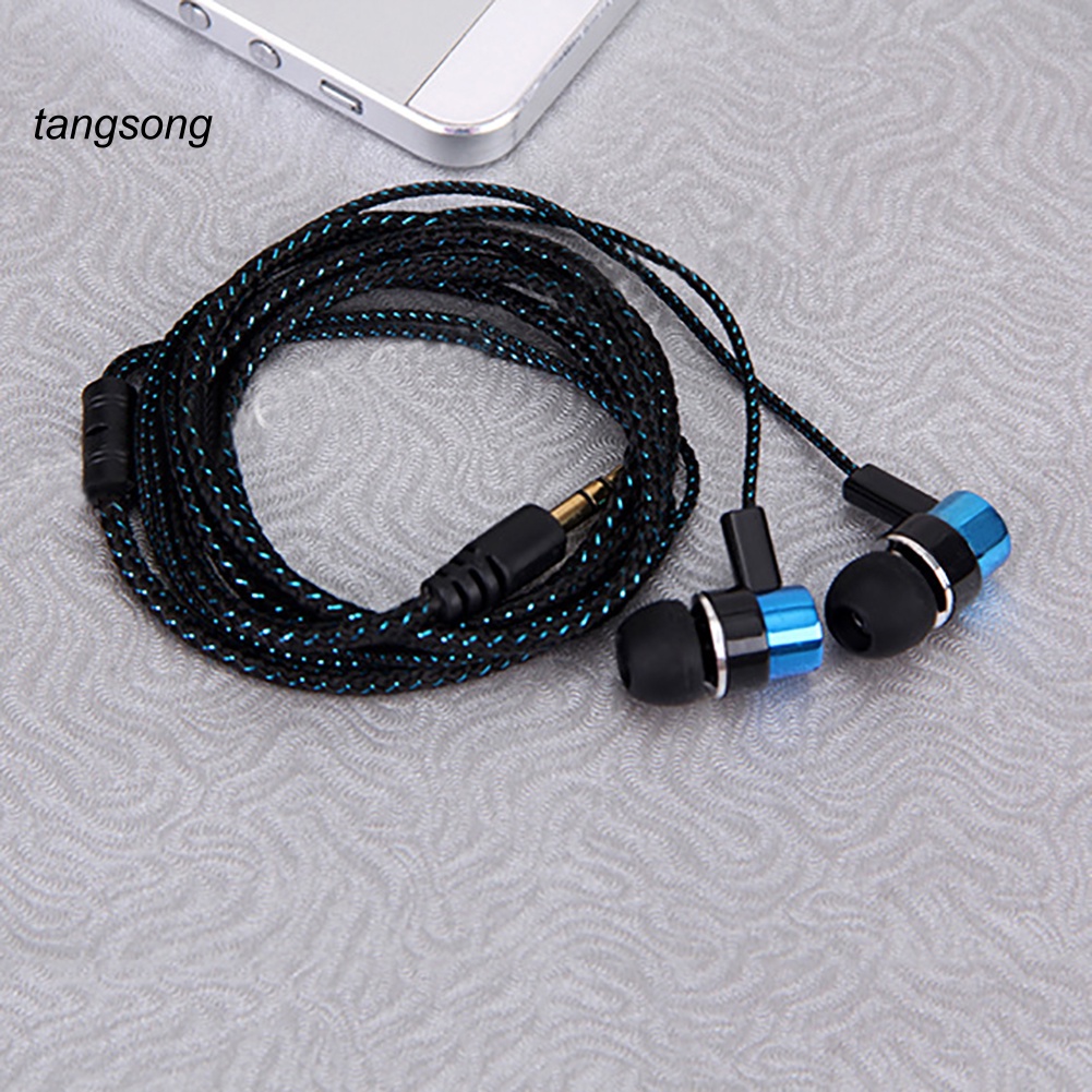 Tai Nghe Nhét Tai Âm Thanh Siêu Trầm Có Dây Cho Điện Thoại Máy Tính