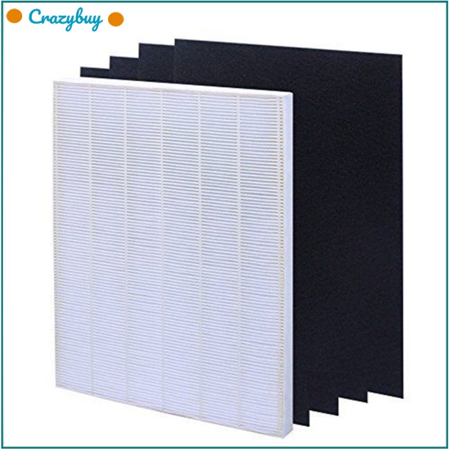 Bộ Lọc Không Khí CR + 4 Tấm Lọc Than Hoạt Tính Thay Thế Cho HEPA Winix 115115