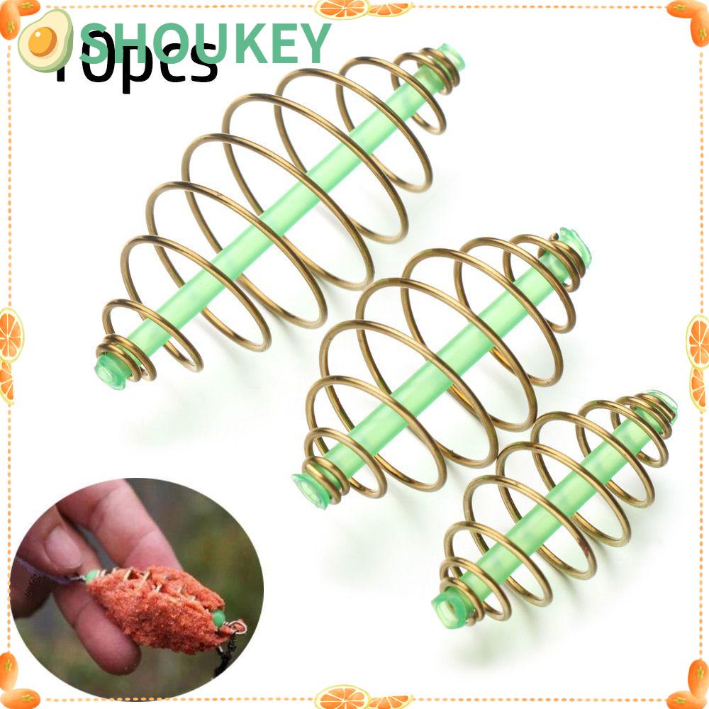 Set 10 Phụ Kiện Lò Xo Inox Cho Mồi Câu Cá Phong Cách Mới