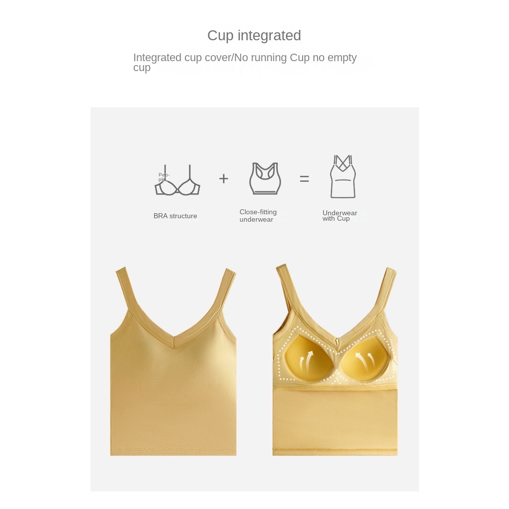 Áo Croptop Sát Nách 100% Cotton Có Mút Ngực Size S-XL