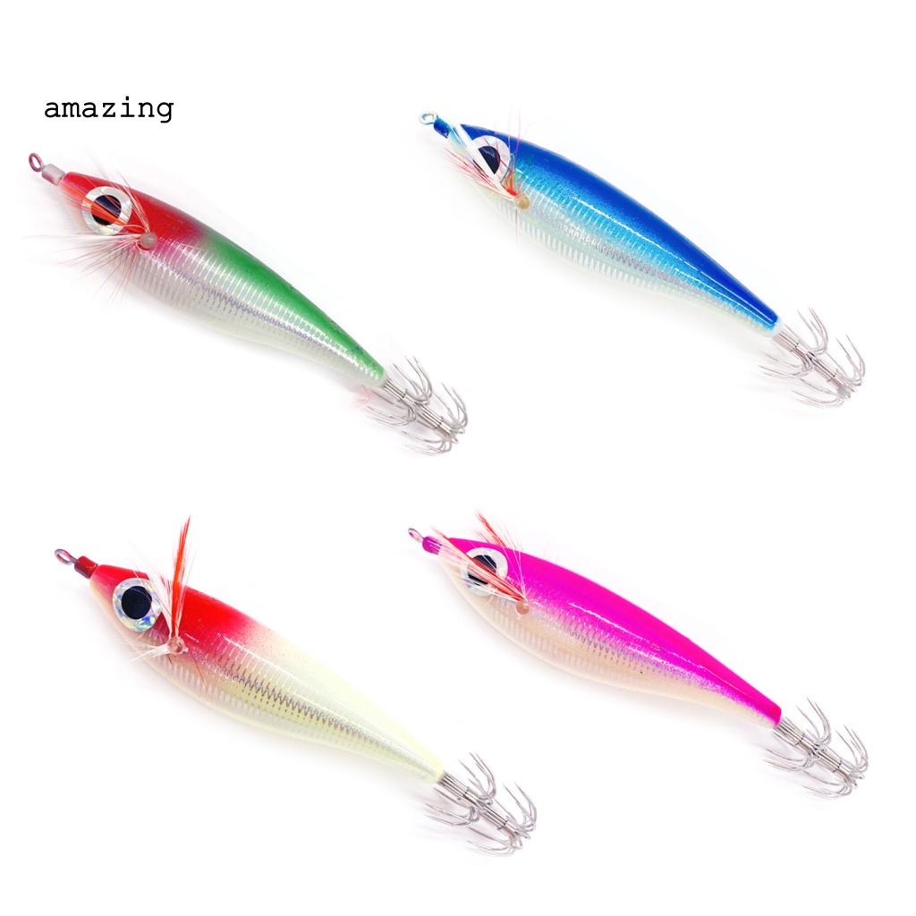 Mồi Câu Cá Giả Hình Tôm Dạ Quang 7.5cm / 10g Thân Thiện Với Môi Trường