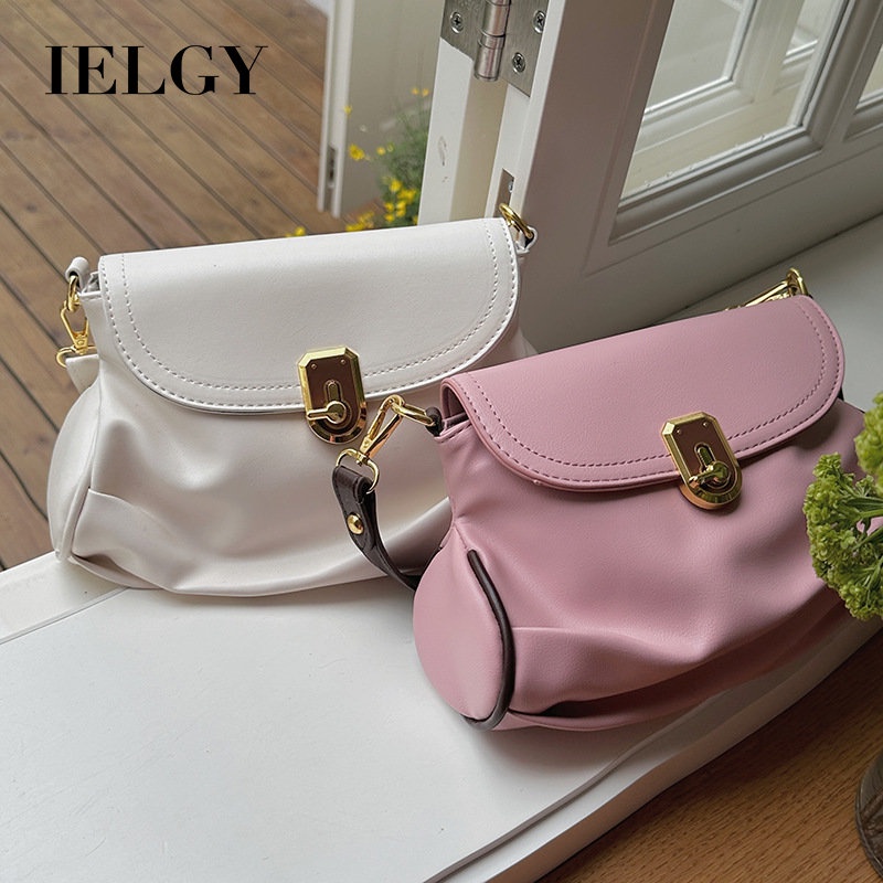 Ielgy Túi Xách Đeo Dưới Cánh Tay Thời Trang Cao Cấp Màu Tương Phản Cho Nữ Niche Messen