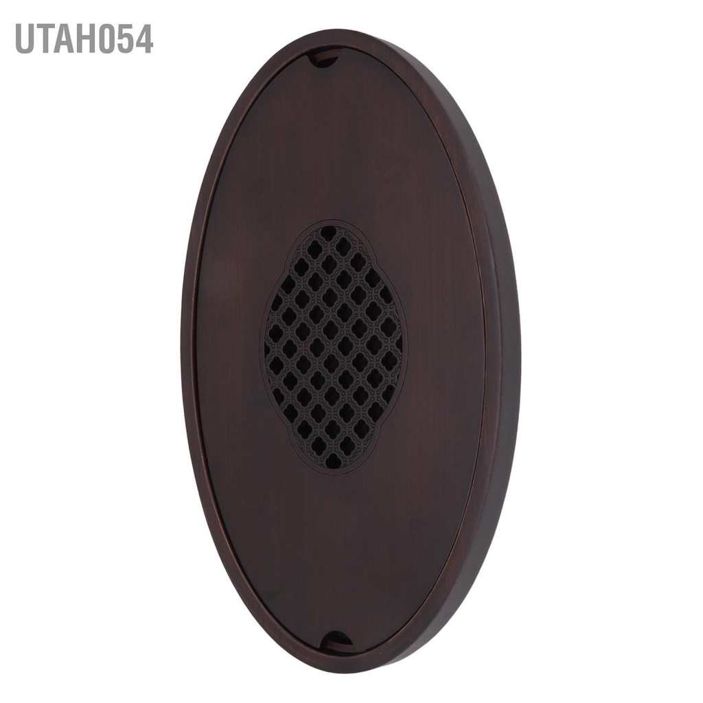 Utah054 Tre Bàn Trà Khay Màu Óc Chó Đơn Giản Thanh Lịch Phong Cách Trung Hoa Trữ Nước Có Tay Cầm