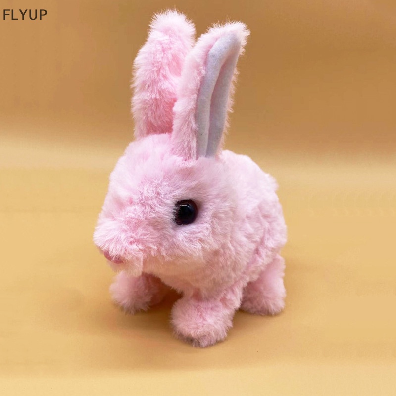 Đồ Chơi Chú Thỏ Bông Biết Nhảy Chạy Bằng Điện Dễ Thương Dùng Làm Quà Tặng Sinh Nhật Cho Bé