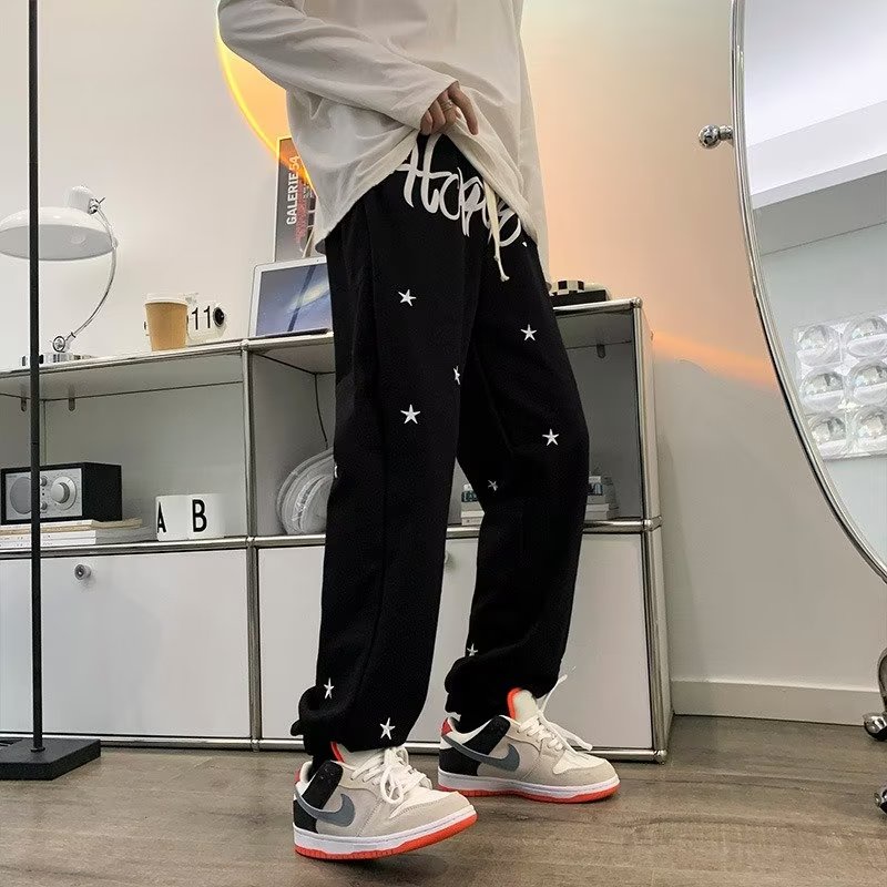 Where is Orange Quần Thể Thao Ống Rộng Dây Rút Thiết Kế Đường Phố Retro Mỹ Mùa Xuân Thu Dành Cho Nữ