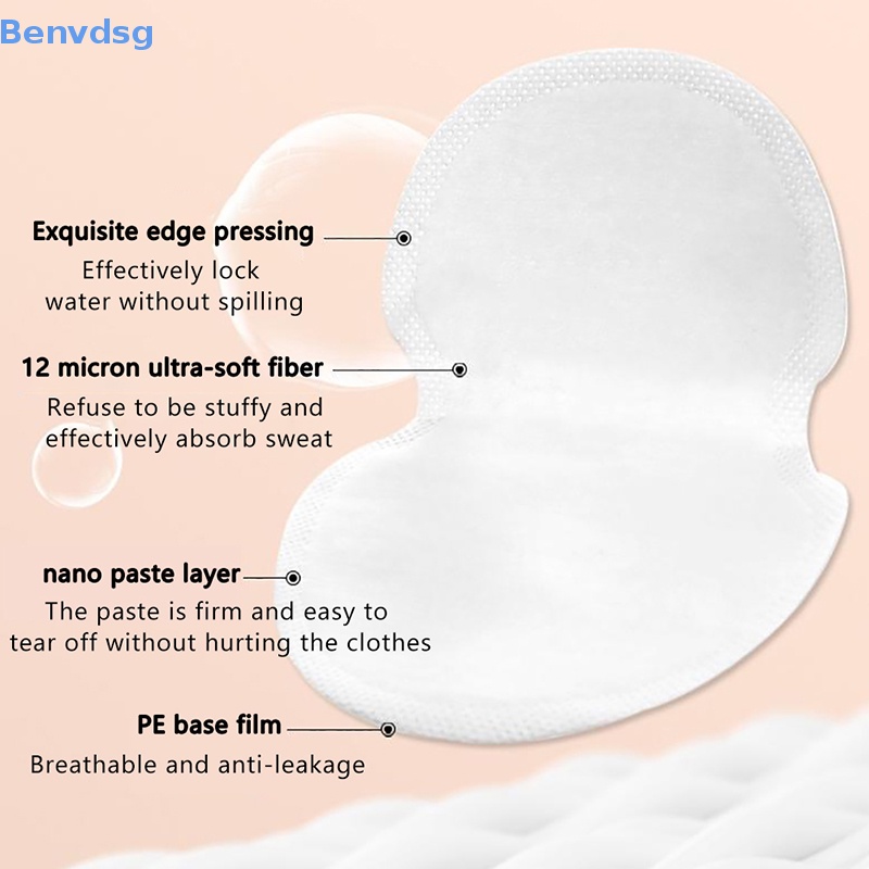 Set 20 Miếng Dán Thấm Hút Mồ Hôi Vùng Da Dưới Cánh Tay Dùng Một Lần Tiện Lợi