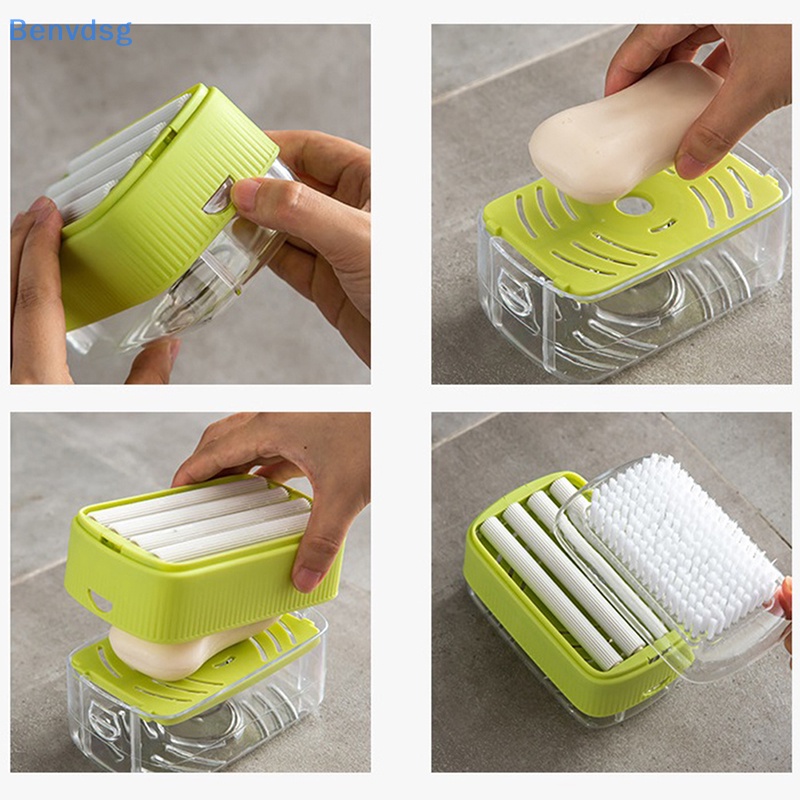 Hộp Đựng Xà Phòng Có Đầu Lăn + Lỗ Thoát Nước Tiện Dụng Mang Đi Du Lịch