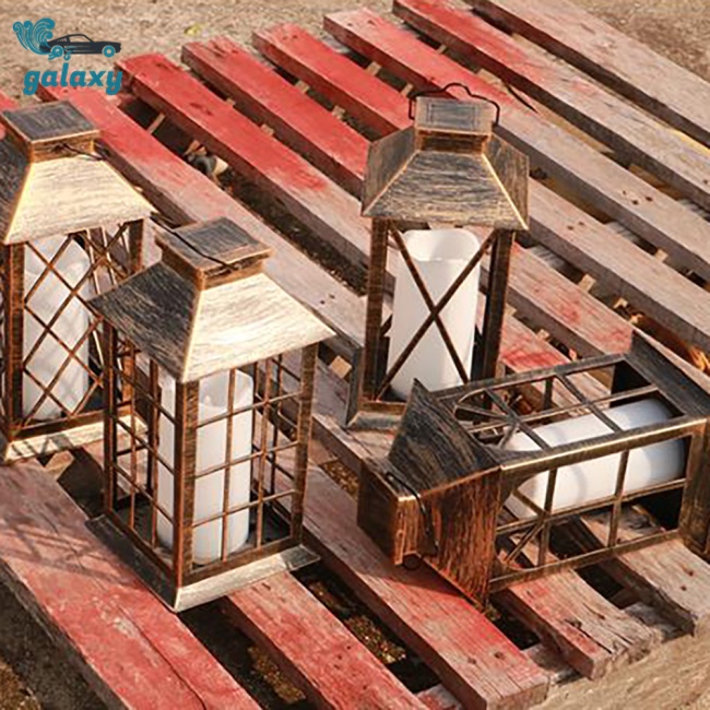 Galaxy Đèn Led Treo Trang Trí Hình Ngọn Lửa Phong Cách Retro Sử Dụng Pin