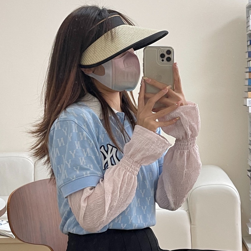 Đôi Găng Tay Chống Nắng Cỡ Lớn Thoáng Khí Màu Sắc Ngọt Ngào Thời Trang Xuân Hè Cho Nữ