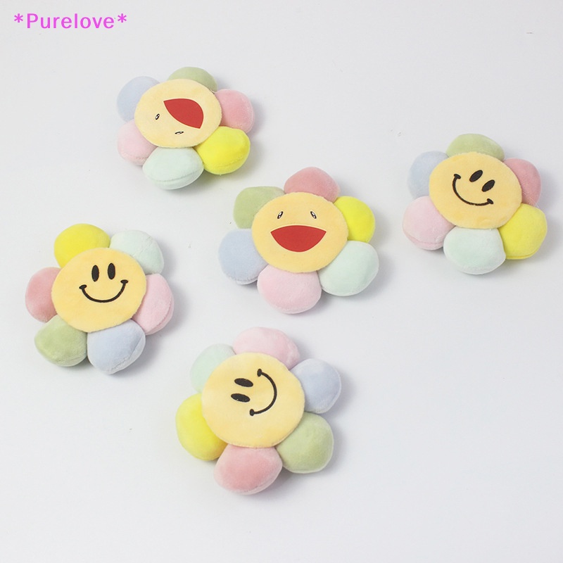 1 Móc Khóa Hình Hoa Hướng Dương Nhồi Bông Đáng Yêu Mới