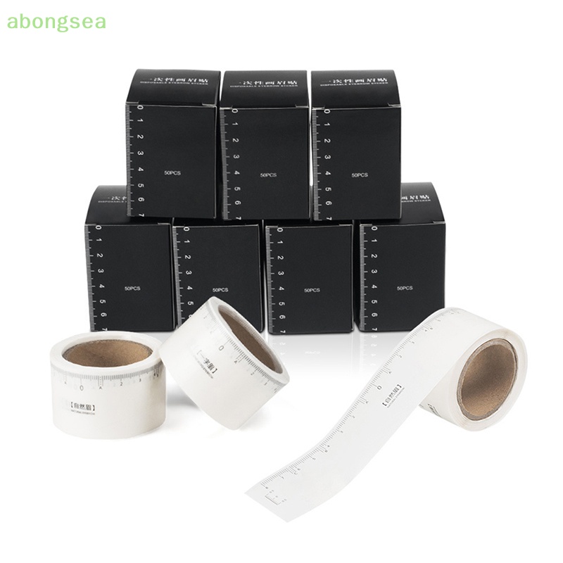 Abongsea Thước Dán Định Hình Xăm Lông Mày Dùng Một Lần Tiện Dụng