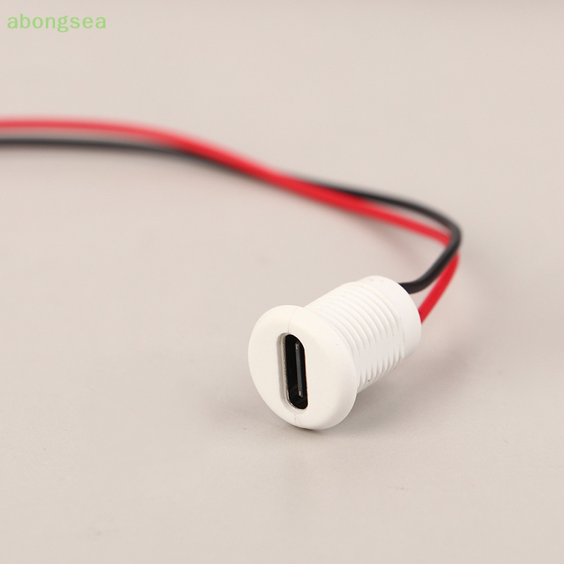 Set 1 / 5 Đầu Nối USB Type-C Chống Nước Kèm Đai Ốc TPC Sạc Nhanh