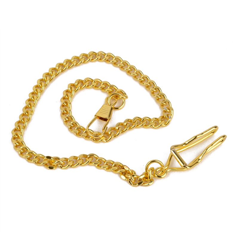 Lianli New Vintage Style Antique Gift Alloy Pocket Watch Holder Necklace Chain/Buckle