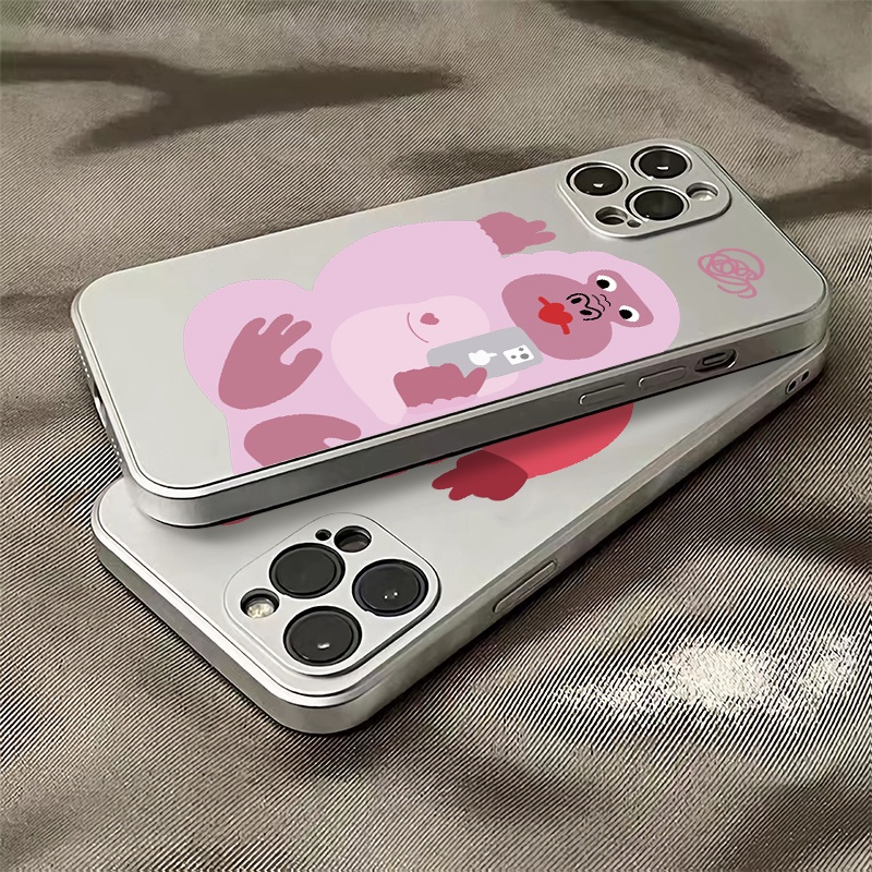 Ốp Điện Thoại TPU Silicon Mềm Chống Sốc Mạ Điện Cho IPhone 11 14 13 12 Pro XS Max XR X 8 + 7 6S Plus Mini