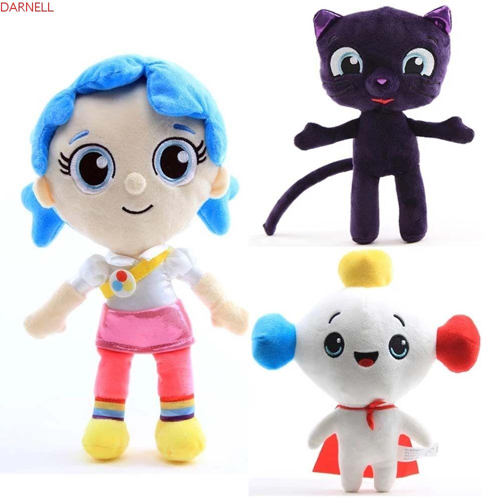 Thú Nhồi Bông Cotton Hình Vương Quốc Cầu Vồng Cho Bé Gái