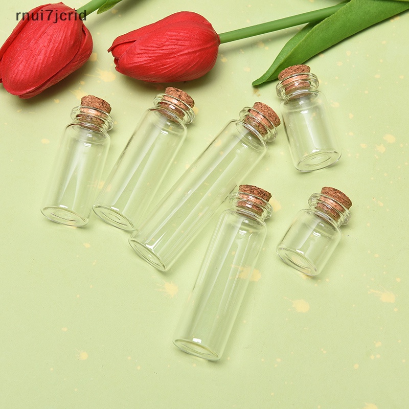 New 10pcs mini chai thủy tinh với nút chai Stopper rõ ràng Chai Lọ trang trí đám cưới on sale
