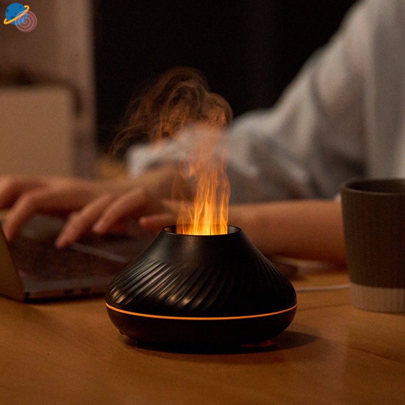 Máy Khuếch Tán Tinh Dầu 130ml Tích Hợp Đèn Ngủ Có Cổng Sạc USB Màu Sắc Dành Cho Gia Đình / Văn Phòng OUYOU HSU HSU