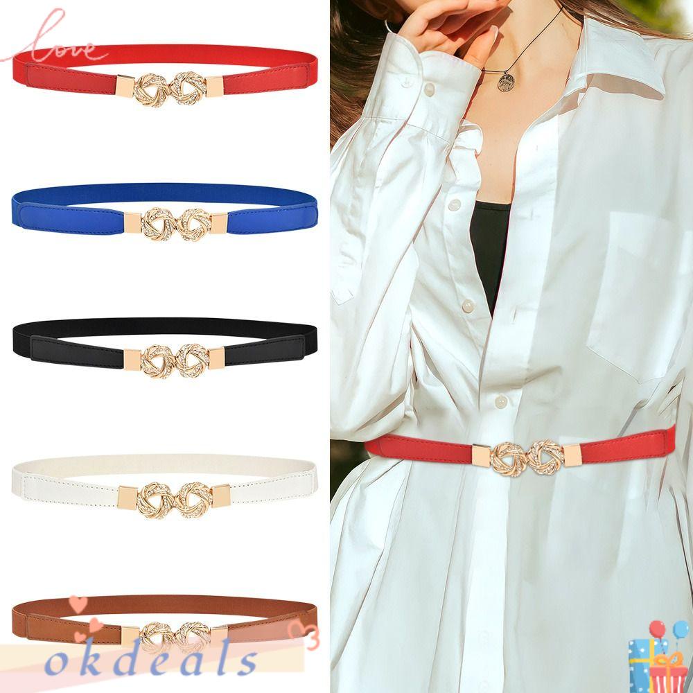 Thắt Lưng Co Giãn Trang Trí Đơn Giản Cho Nữ