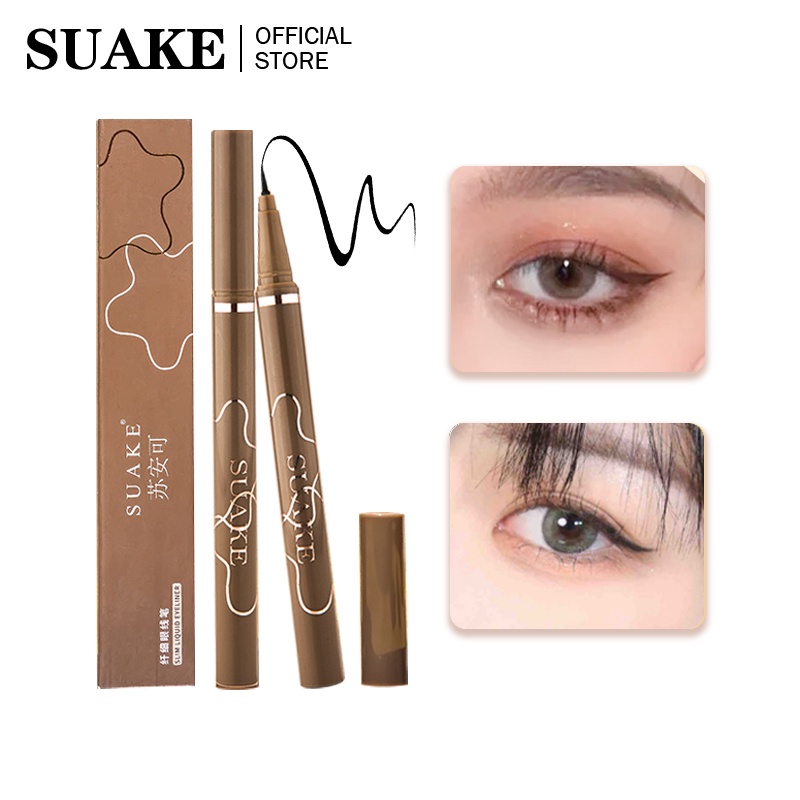 Bút Kẻ Mắt Dạng Lỏng SUAKE 0.01mm Lâu Trôi Chống Thấm Nước Nhanh Khô