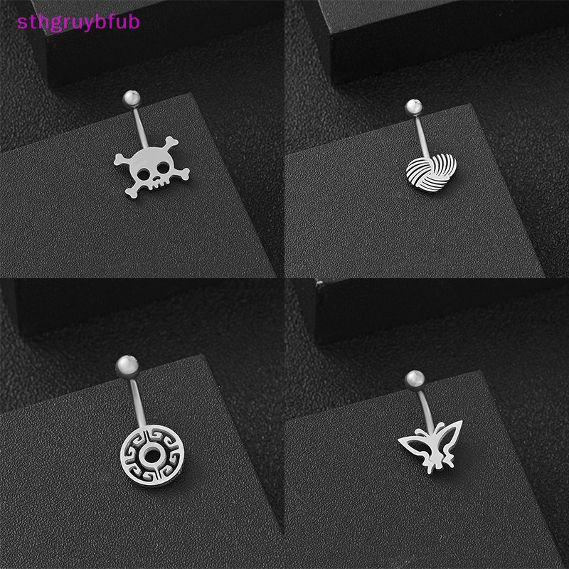 Khuyên Rốn Bằng Thép Không Gỉ Hình Bướm / Rắn Thời Trang