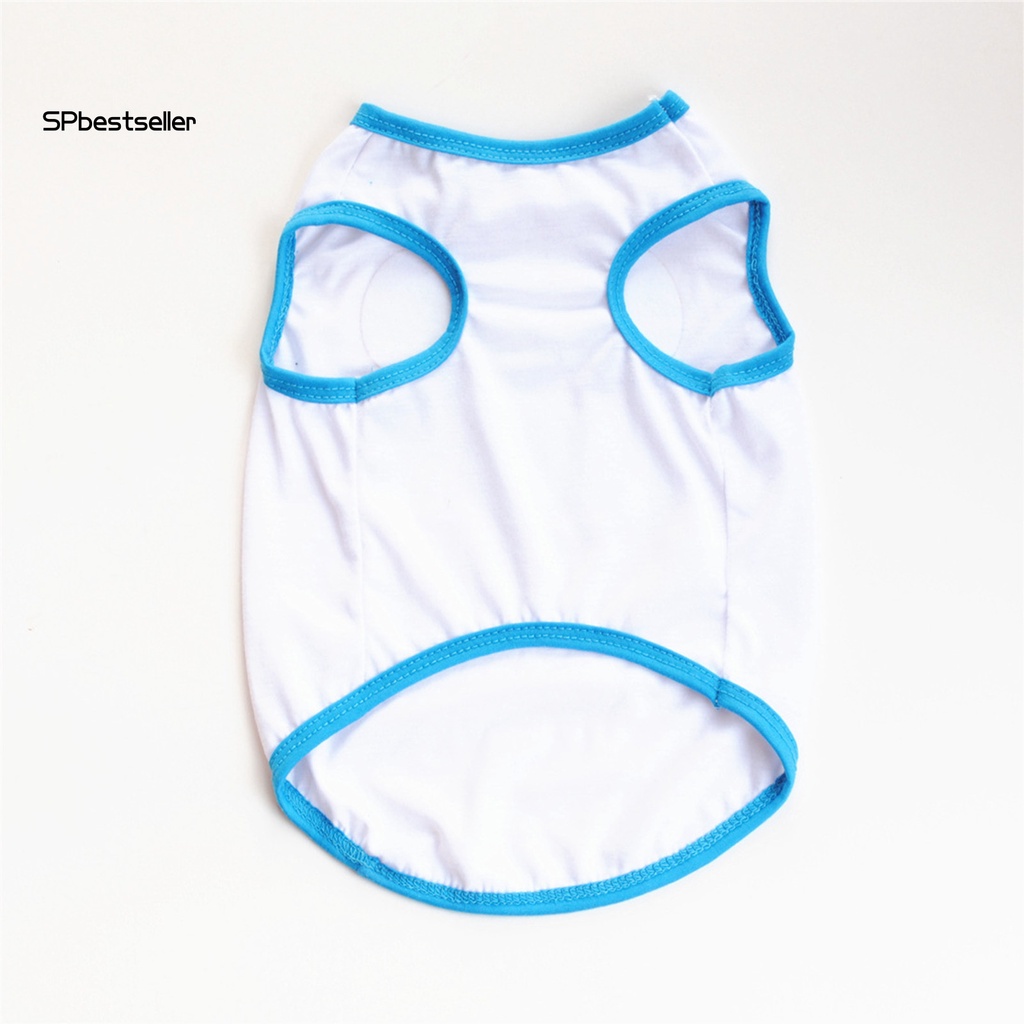 Áo Thun Hai Lớp Thấm Hút Mồ Hôi In Họa Tiết Hoạt Hình Dễ Thương Thời Trang Mùa Hè Cho Cún Cưng