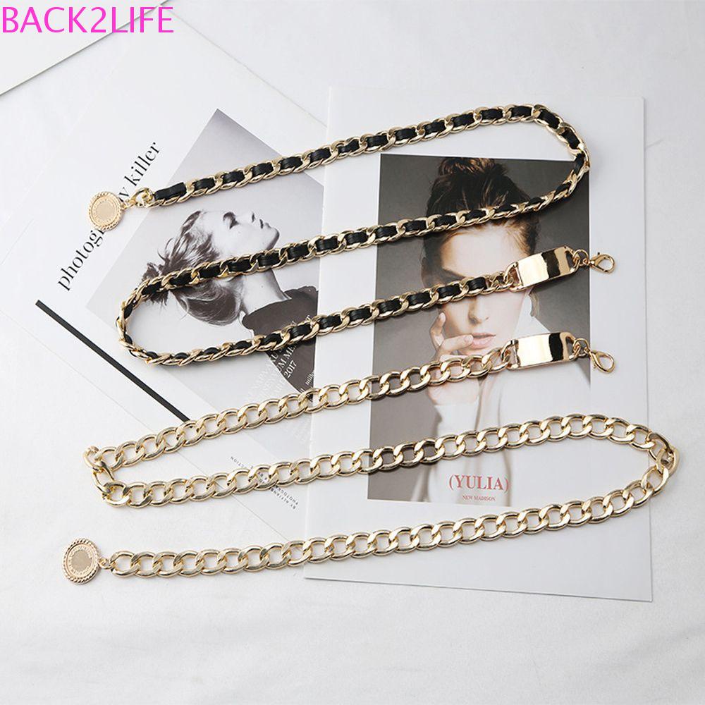 2life Dây Xích Đeo Cơ Thể Chất Liệu Da PU Phong Cách Punk Độc Đáo Dễ Phối Đồ