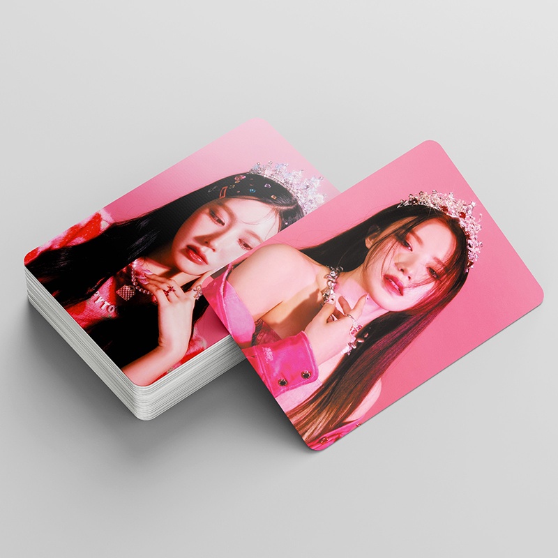 I-DLE LOMO Card Set 55 Tấm Thẻ Ảnh I feel Hình Nhóm Nhạc