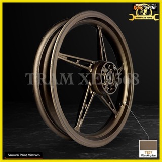 Sơn Samurai Màu Đồng Titanium TE37 400ml chuyên sơn xe máy ô tô nhà cửa