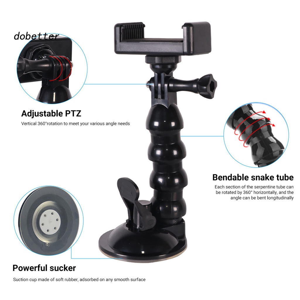 Giá Đỡ Điện Thoại Xoay 360 Độ Có Giác Hút Chân Không Dễ Điều Chỉnh