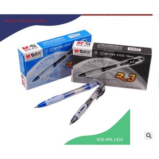Hộp 12 bút bi nước m&g gp-1163 các màu _sg