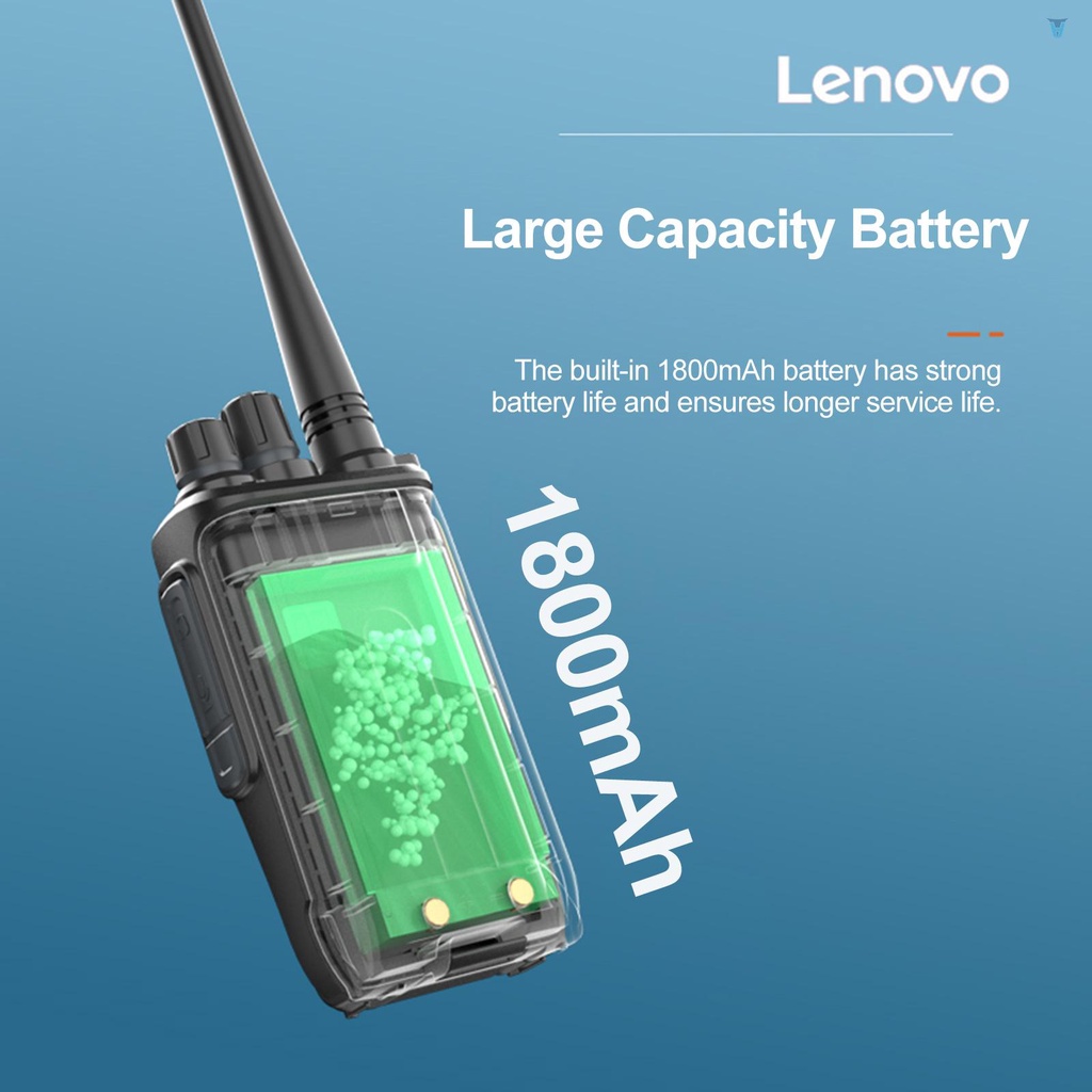 Bộ Đàm Chuyên Nghiệp 16 Kênh Kèm Sạc Pin Và Phụ Kiện Lenovo N01