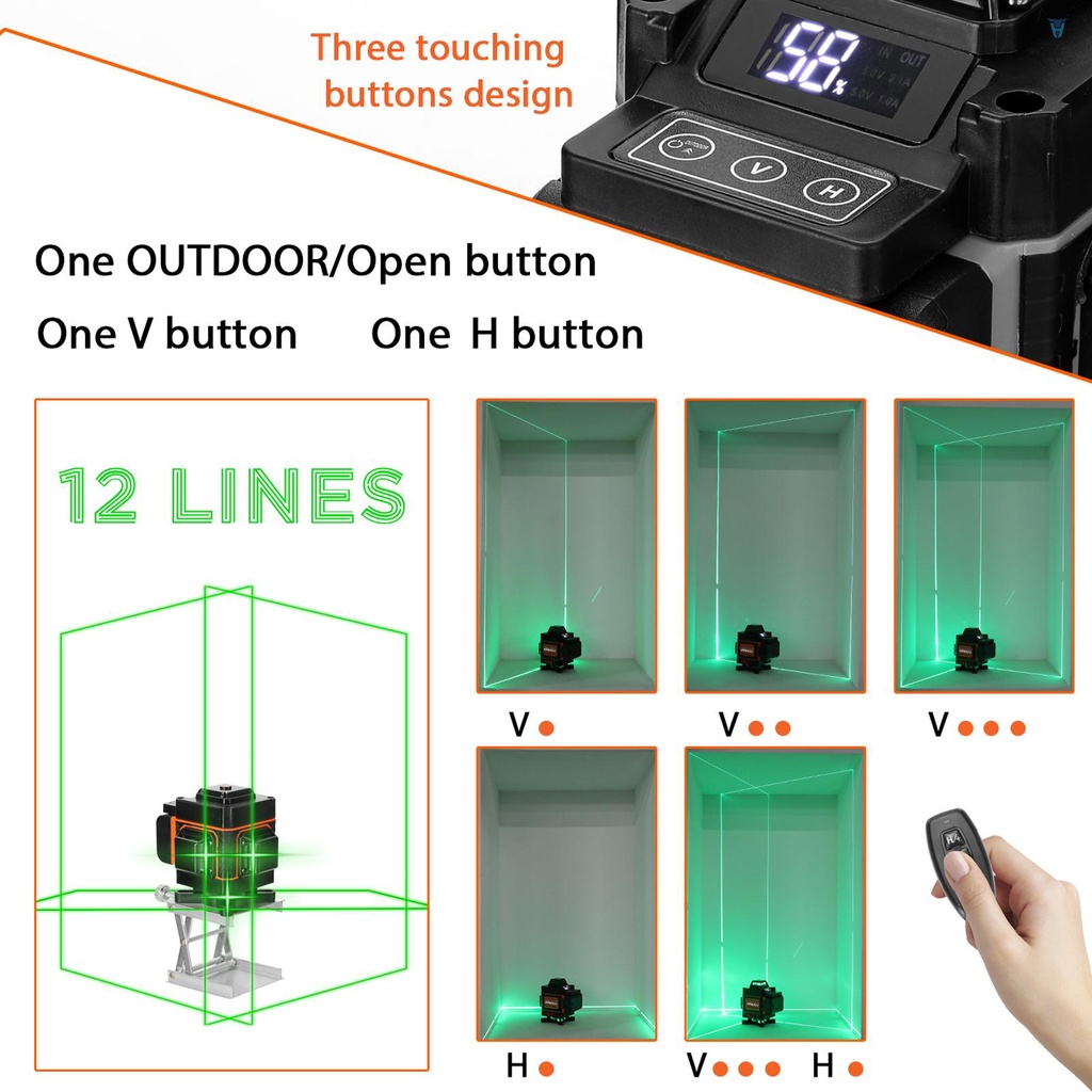 Chân Máy Ảnh KKmoon 3D 12 Dây Dài 1.2M 3 Mức Độ Tự Điều Chỉnh Kèm Túi Đựng