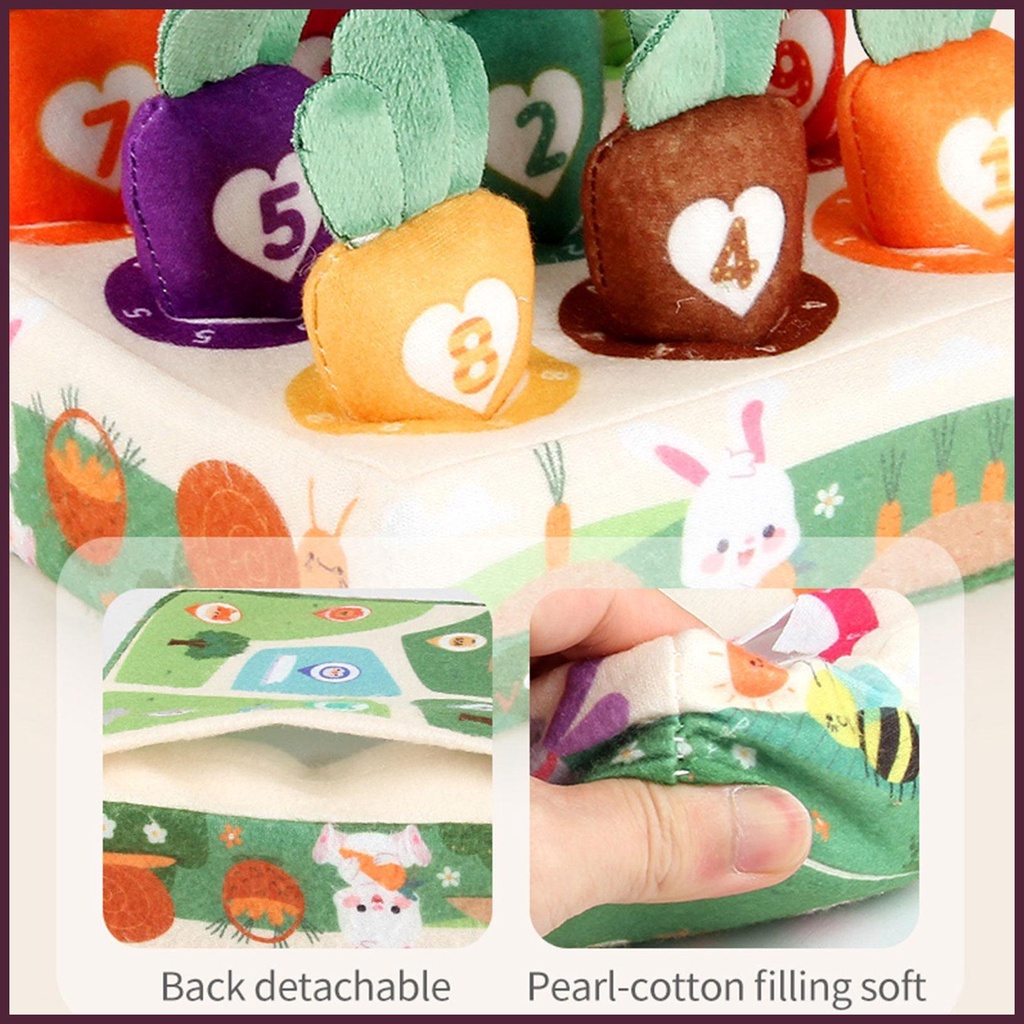 Cà Rốt Đồ Chơi Bằng Nhựa Dễ Thương Cho Bé