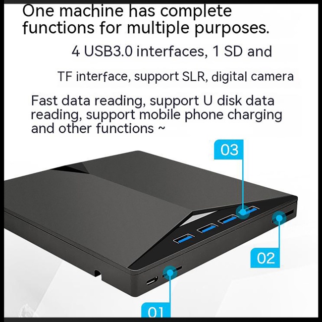 Ổ Đĩa DVD / CD DVD / CD Kết Nối Usb 3.0 Đa Năng Thẻ
