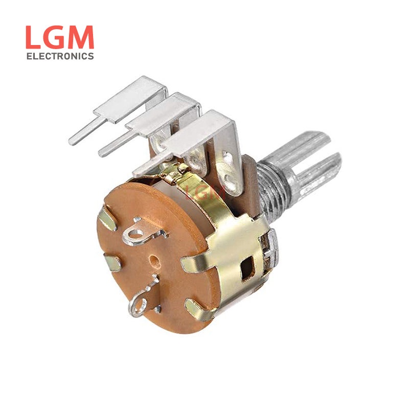 Set 5 Chiết Áp Khuếch Đại Âm Thanh WH148 B5K B10K B50K B100K B500K 3Pin 15mm