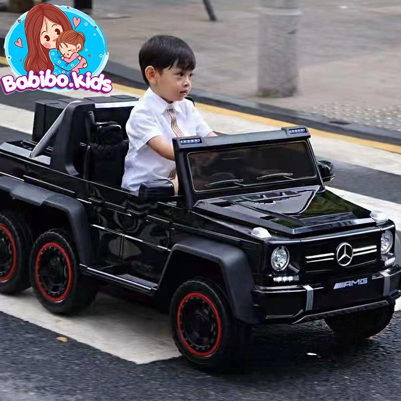 Xe Ô Tô điện Trẻ Em Mer.ce.des G63 AMG 6 bánh Ô tô điện cho bé chịu tải trọng lên tới 90kg