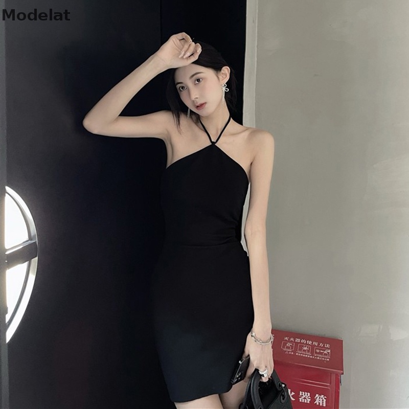 Mfc Đầm Ôm Hai Dây Màu Trơn Gợi Cảm Cho Nữ WTD