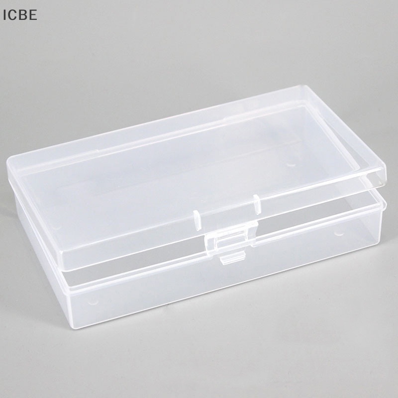 Hộp Nhựa Trong Suốt Hình Chữ Nhật Đựng Trang Sức Chống Bụi Bẩn Tiện Dụng