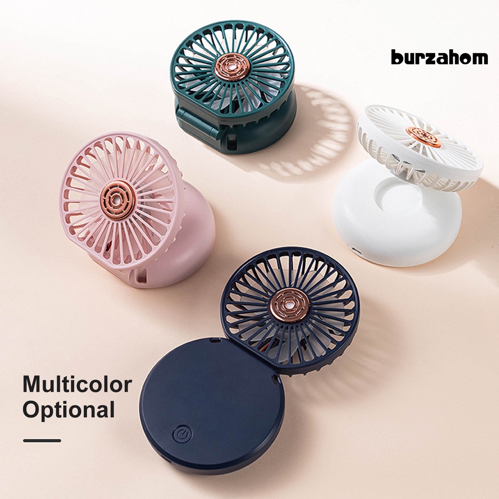 1 Bộ Quạt USB Gấp 180 Độ Gió Mạnh 3 Bánh Răng Có Thể Sạc Lại 3 Trong 1