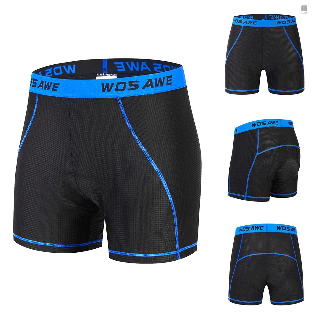 Quần Short Có Đệm Gel Thoáng Khí Trọng Lượng Nhẹ Cho Nam Khi Đi Xe Đạp Leo Núi