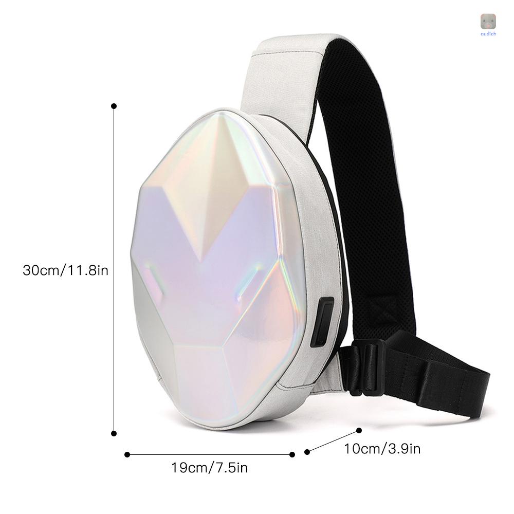 Túi Đeo Chéo Chống Thấm Nước Có Cổng Sạc USB