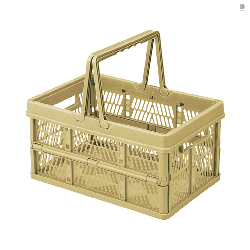 Giỏ Đựng Đồ Mua Sắm Có Tay Cầm Có Thể Xếp Chồng Lên Nhau Tiện Dụng