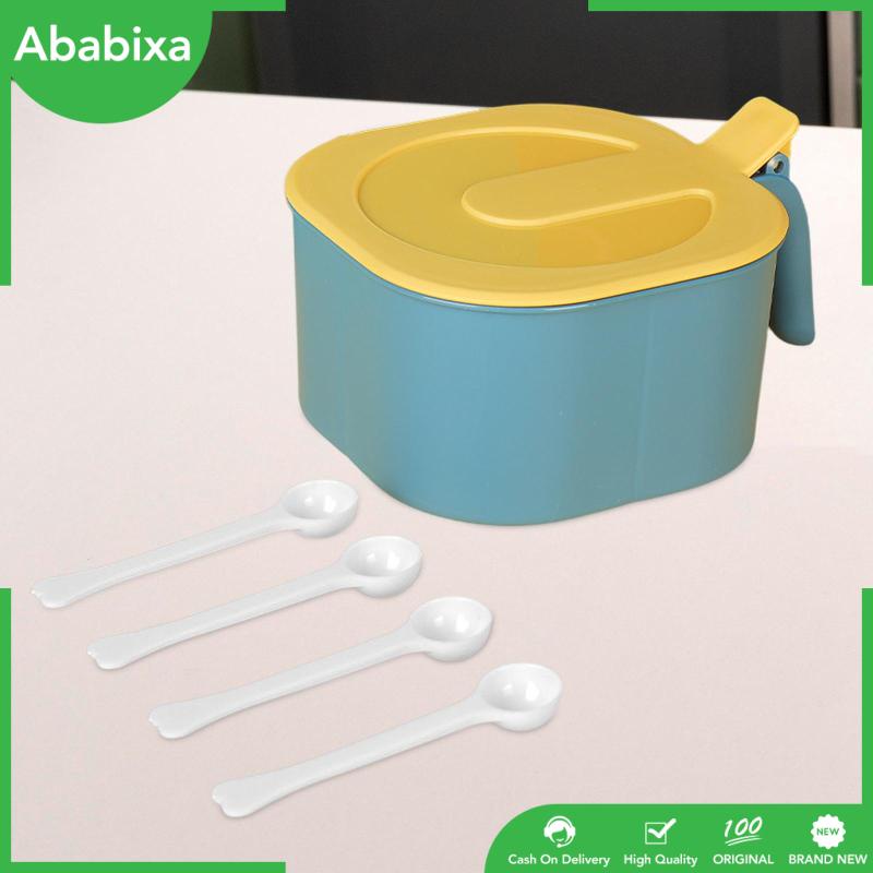 Hộp Đựng Gia Vị 4 Ngăn Tiện Dụng Cho Nhà Bếp