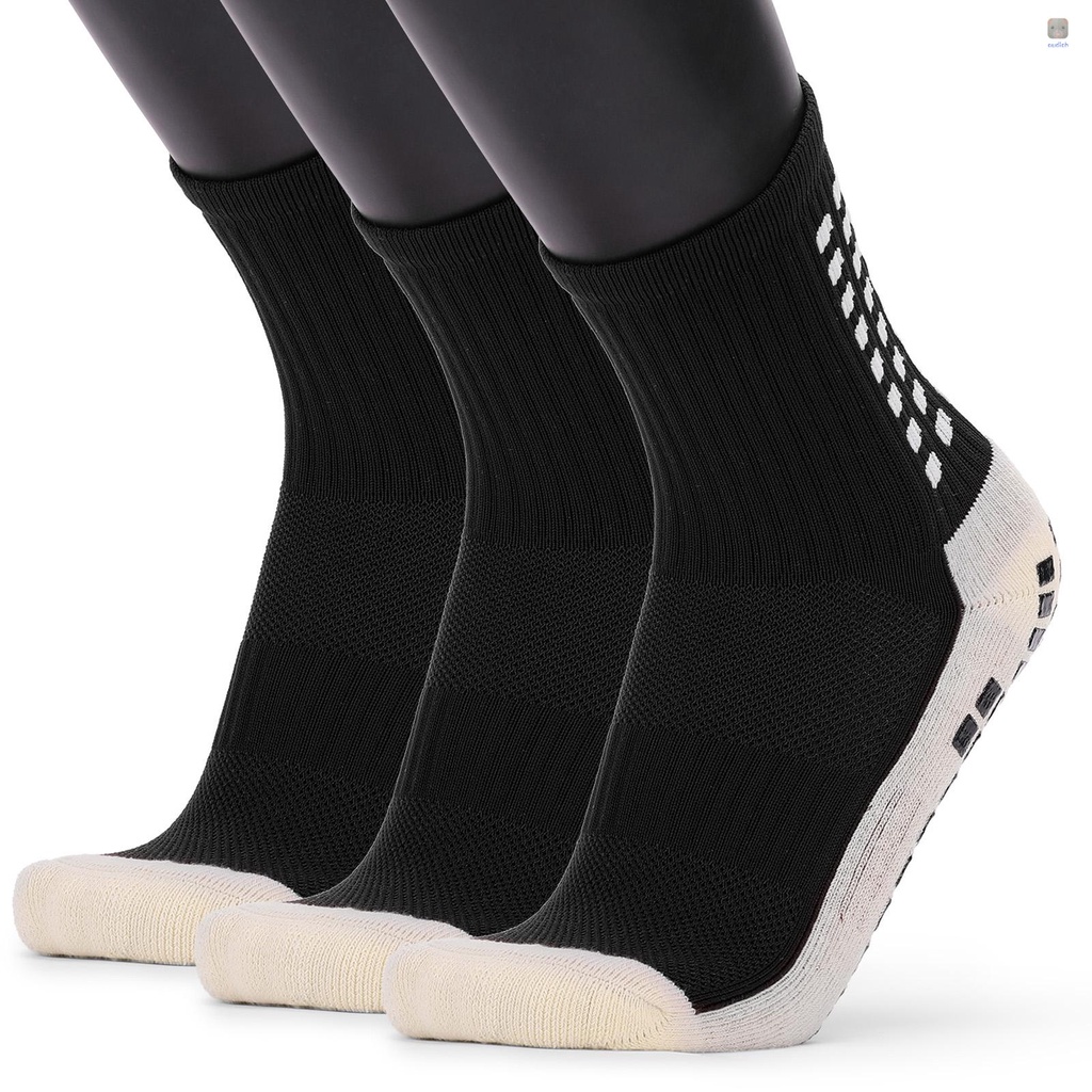 Set 1 / 3 Đôi Tất Thể Thao Dài Chống Trượt Thấm Hút Tốt Tiện Dụng Cho Nam