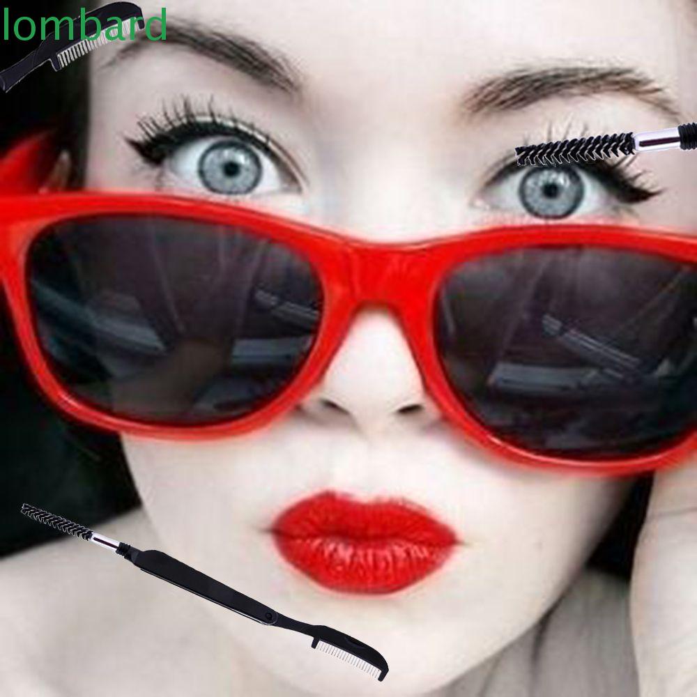 Cọ Chải Lông Mày / Lông Mi Hai Đầu Bằng Kim Loại Tiện Lợi