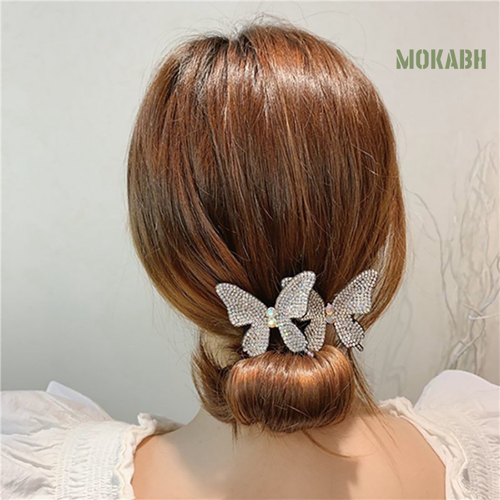 Kẹp Tóc Hình Bướm Lấp Lánh Thời Trang Cho Nữ